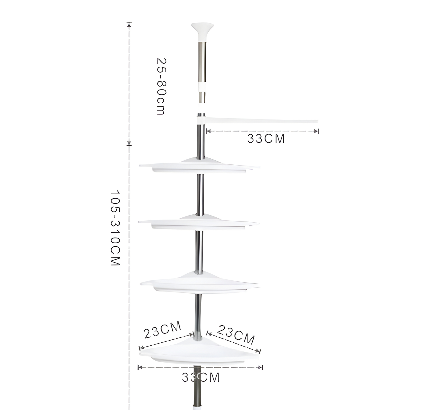 Multi-function Corner Shelf