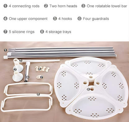Multi-function Corner Shelf