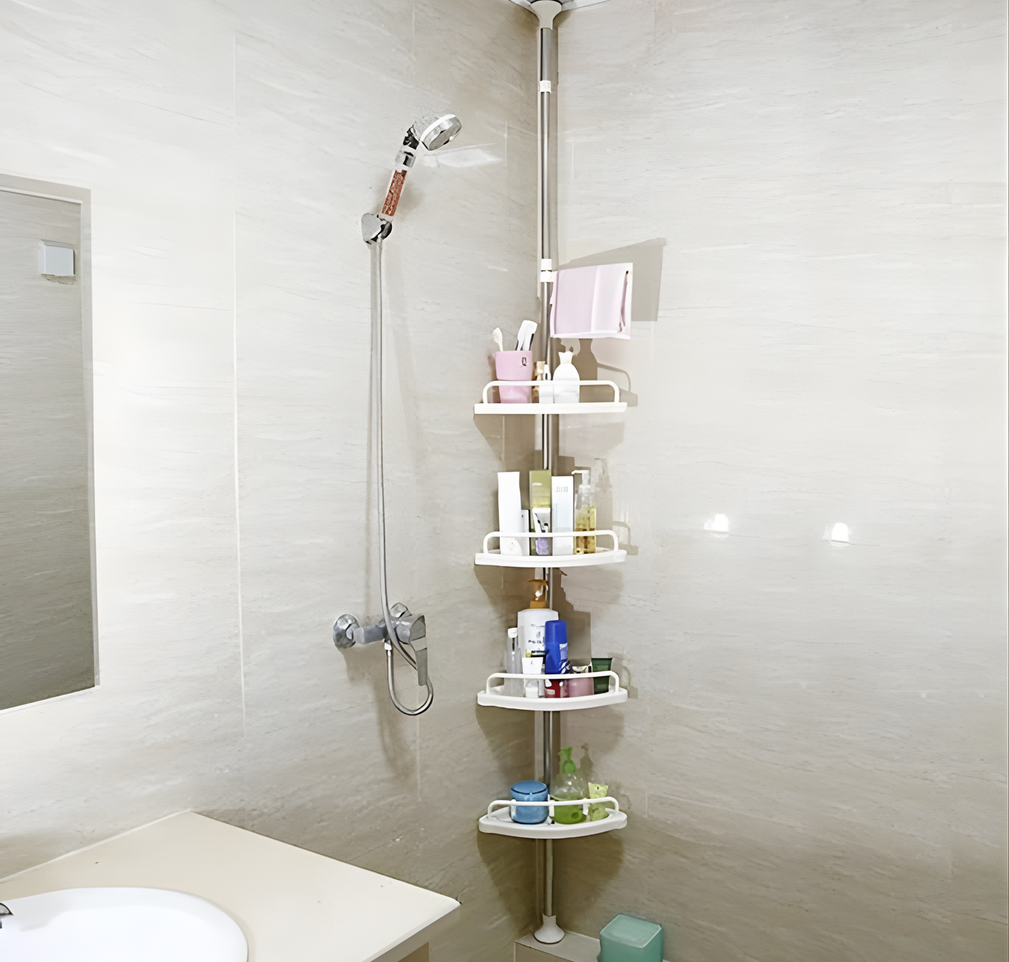 Multi-function Corner Shelf