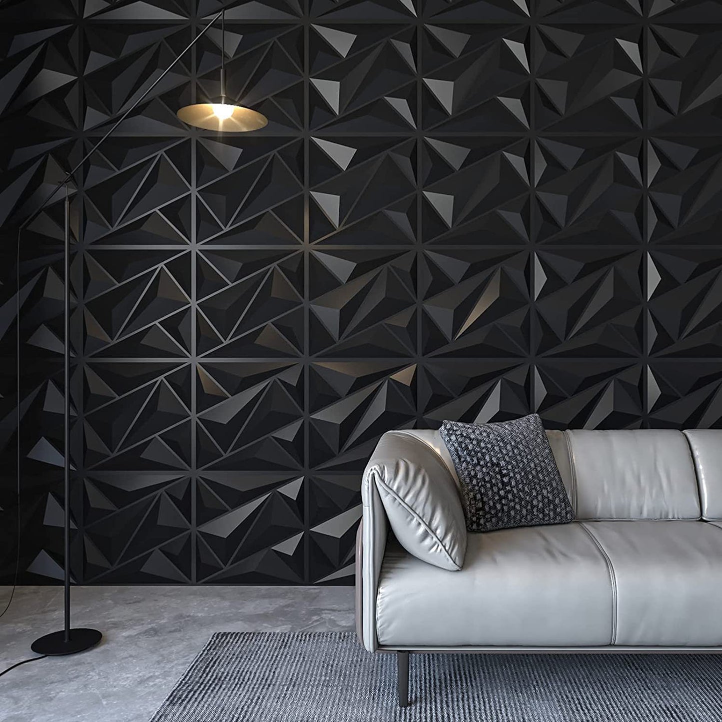 PVC 3D Embossed Decorative Wall Panels