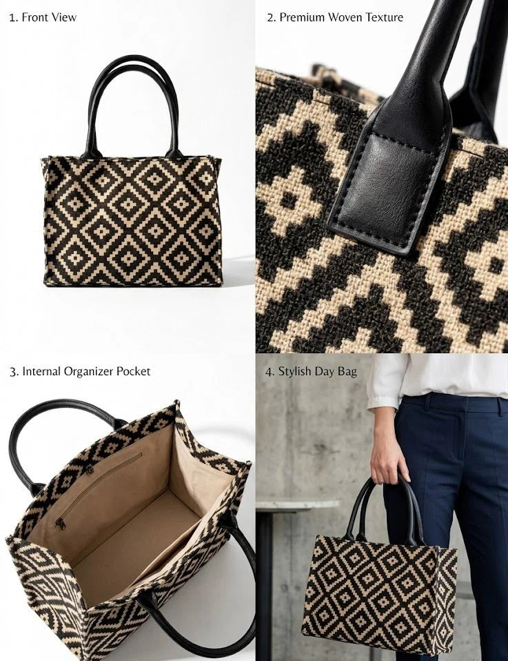 Geometric Pattern Handbag