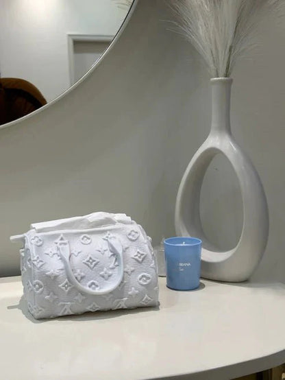 Luxury Handbag Style Tissue Box Holder